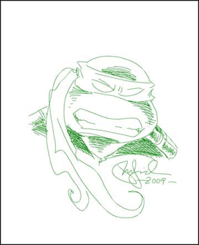 NYCC 09 - Peter Laird Sketch (TMNT)