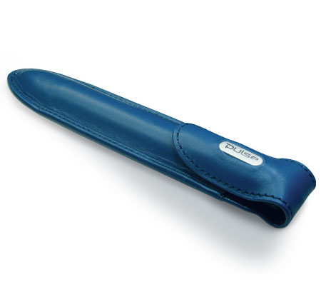 Our new blue leather case to protect your Pulse smartpen.