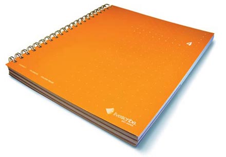 Three Subject Notebook, Number 4, Orange