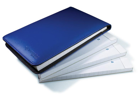 Flip Notepad, 4-Pack, Blue Cover