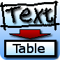 Text To Table