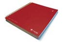 Three Subject Notebook, Number 2, Red
