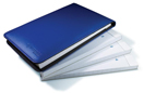 Flip Notepad, 4-Pack, Blue Cover